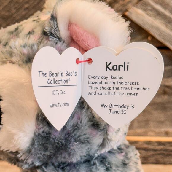 NWT-3 TY Beanie Boos-Karli the Koala-Dangler the Sloth-Bumper the Hedgehog, 6" - Picture 3 of 11